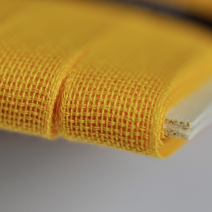 Loose-weave Italian Cotton Ribbon Marigold