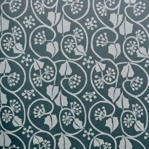 Patterned paper Small Ivy Stripe Blackthorn by Cambridge Imprint