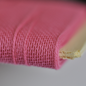 Loose-weave Italian Cotton Ribbon Fuchsia