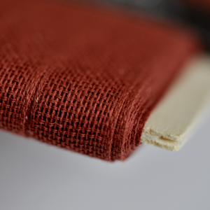 Loose-weave Italian Cotton Ribbon Brick