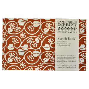 Softback Sketchbook Small Ivy Stripe Russet