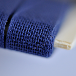 Loose-weave Italian Cotton Ribbon Navy