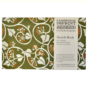 Softback Sketchbook Ivy Swamp Green and Orange