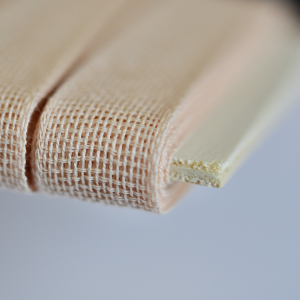Loose-weave Italian Cotton Ribbon Blush