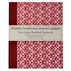 Very Large Hardback Notebook Kelp Raspberry Ripple