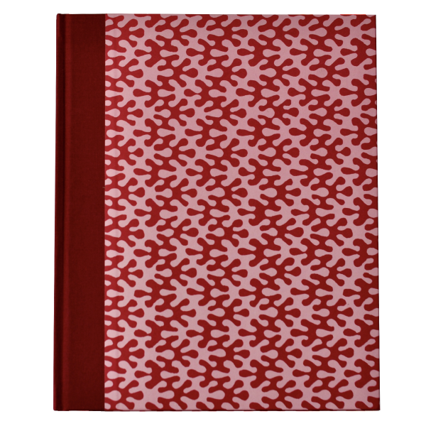 Very Large Hardback Notebook Kelp Raspberry Ripple