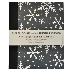 Very Large Hardback Notebook Snowflake