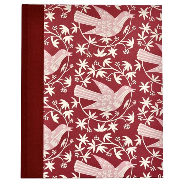 Very Large Hardback Notebook Songbird Bramble