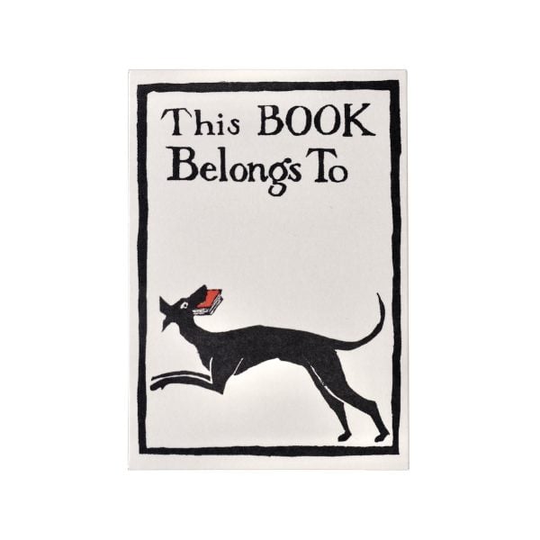 Cambridge Imprint Bookplates Dog