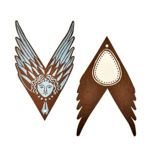 Cambridge Imprint Suffolk Angels Gift Tags in Bruised Copper