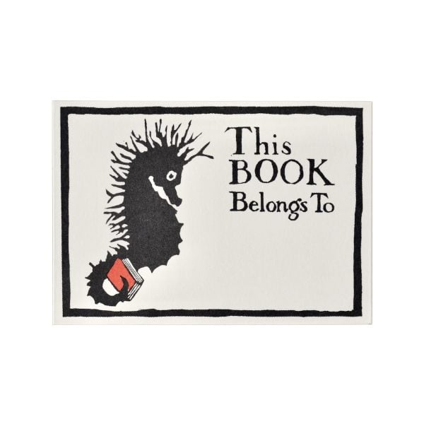 Cambridge Imprint Bookplates Seahorse