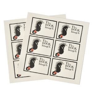 Cambridge Imprint Bookplates Seahorse