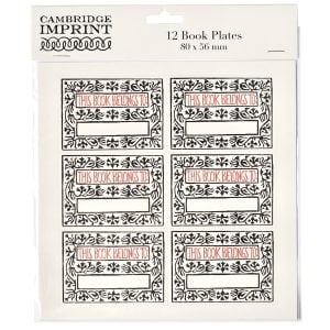 Cambridge Imprint Bookplates Arabesque Border