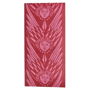 Smaller Long Card Suffolk Angels Plum Pudding