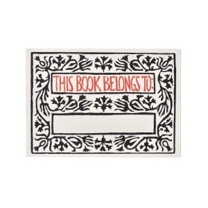 Twelve Bookplates Arabesque Border