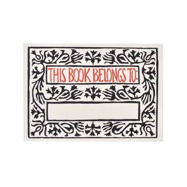 Cambridge Imprint Bookplates Arabesque Border