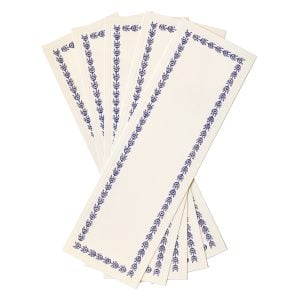 Five Long Self Adhesive Labels with Twilight border