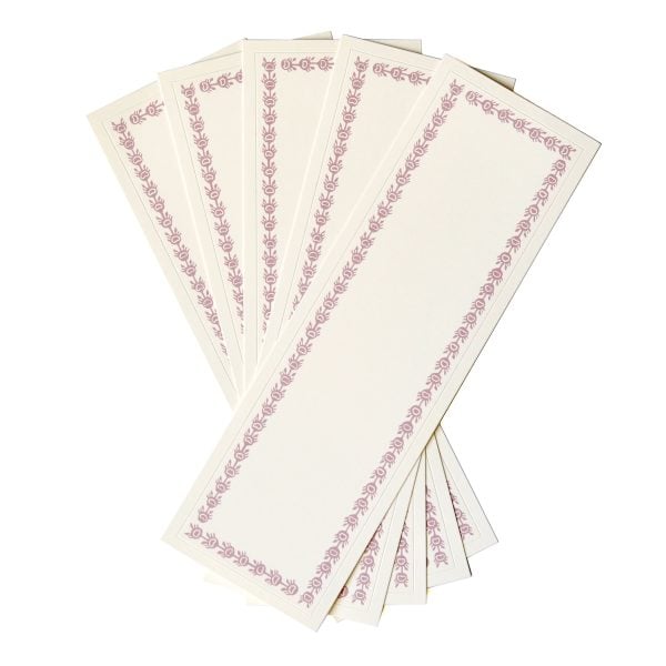 Cambridge Imprint Long Labels in Cupboard Pink