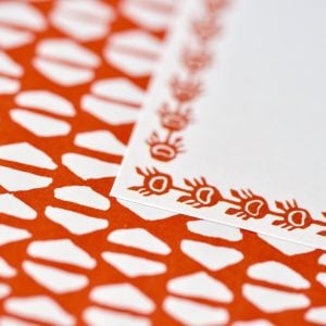 Closeup on Cambridge Imprint Long Labels in Tomato