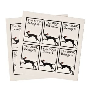 Cambridge Imprint Bookplates Dog