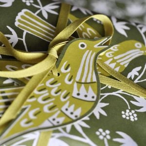 Songbird Gift Tags in Moss