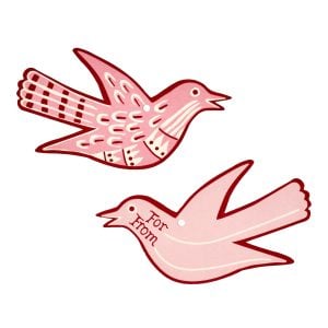 Songbird Gift Tags in Bramble