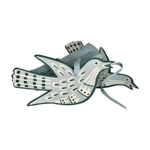 5 Fancy Songbird Gift Tags in Midwinter