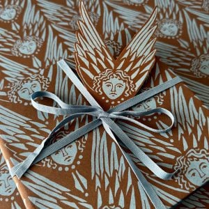 Suffolk Angels Gift Tags in Bruised Copper