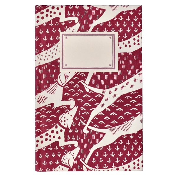 Lined Hardback Notebook in Dogs Blackcurrant Squash