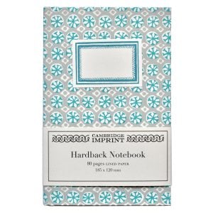 Lined Hardback Notebook Sea Urchin Aquamarine