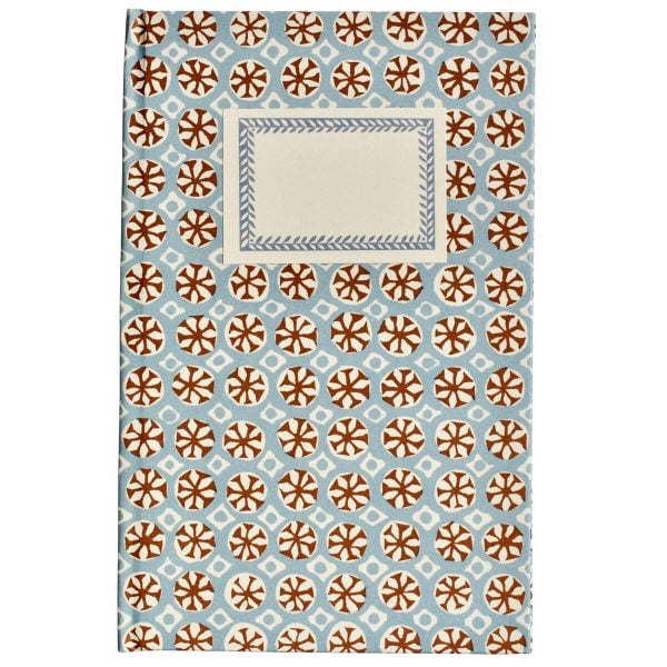 Hardback Notebook Sea Urchin Sky and Cocoa