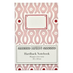 Lined Hardback Notebook Persephone Pink and Raspberry