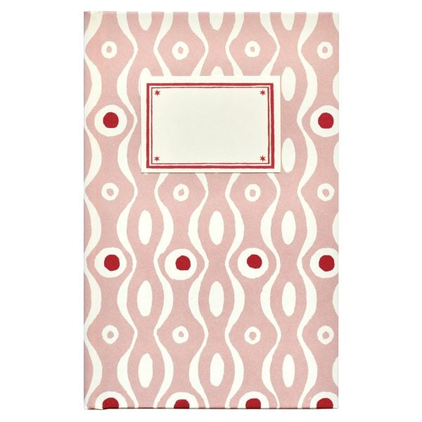 Lined Hardback Notebook Persephone Pink and Raspberry