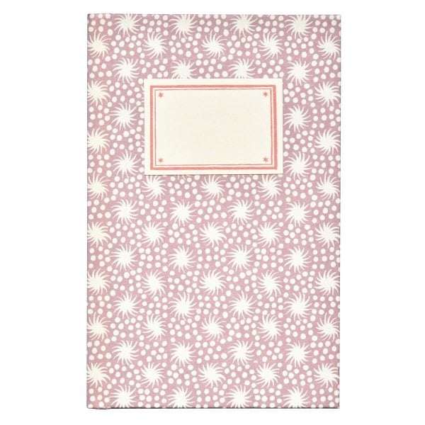 Lined Hardback Notebook Animalcules Cupboard Pink