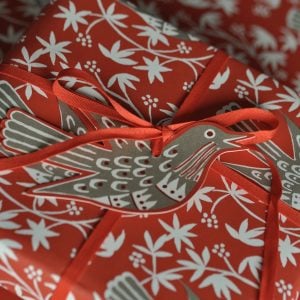 Songbird Gift Tags in Rosehip