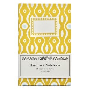 Lined Hardback Notebook Persephone Mustard by Cambridge Imprint