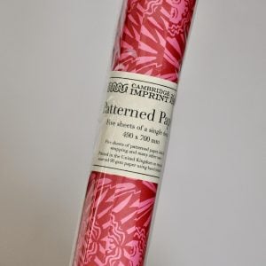 5 Sheets of Suffolk Angels Plum Pudding Patterned Papers