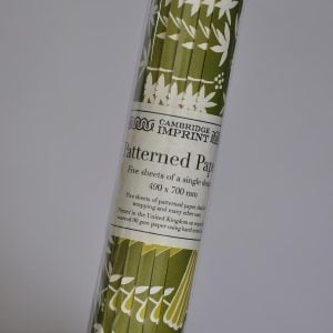 5 Sheets of Songbird Moss Patterned Papers