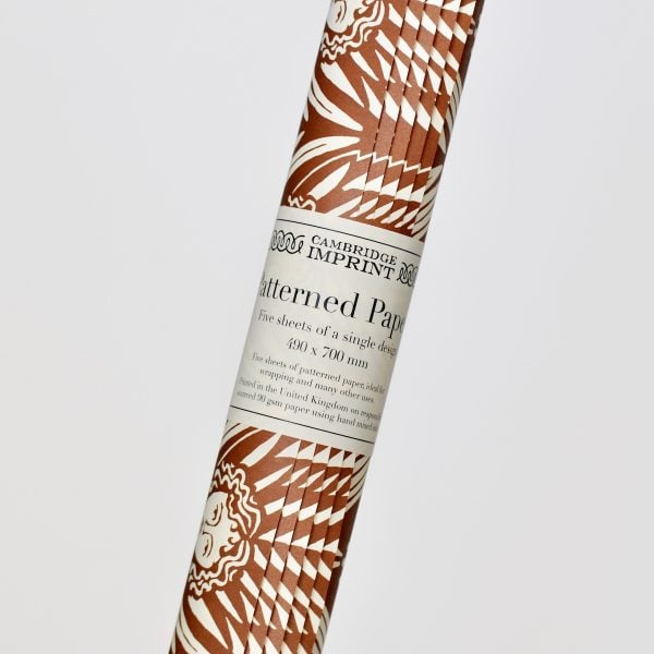 5 Sheets of Suffolk Angels Cocoa Patterned Papers