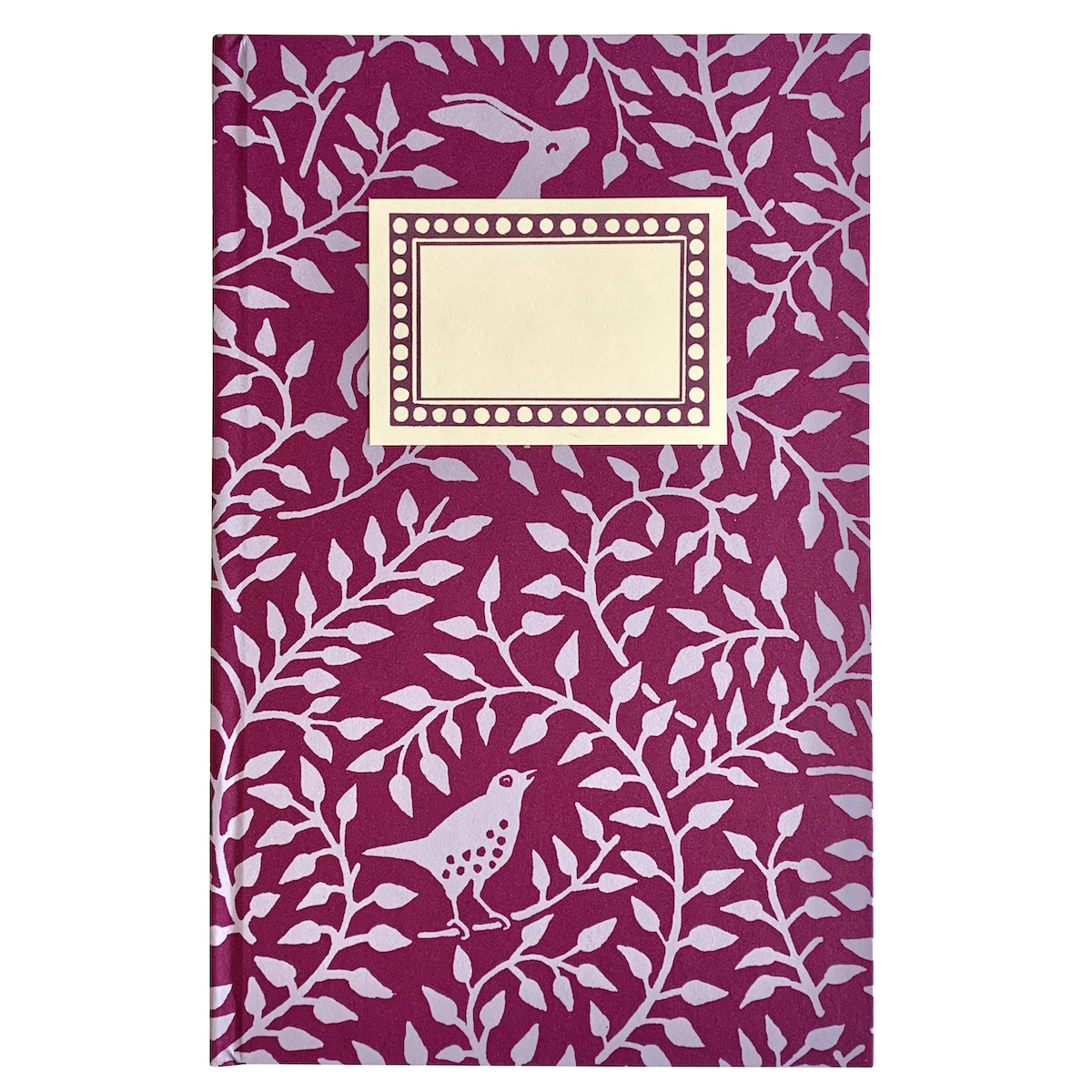 Hardback Notebook Dancing Hare Violet (Lined)