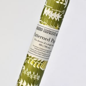 5 Sheets of Songbird Moss Patterned Papers