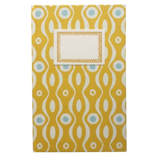 Hardback Notebook Persephone Mustard by Cambridge Imprint