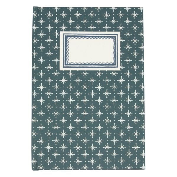 Hardback Notebook Little Stars Petrol by Cambridge Imprint