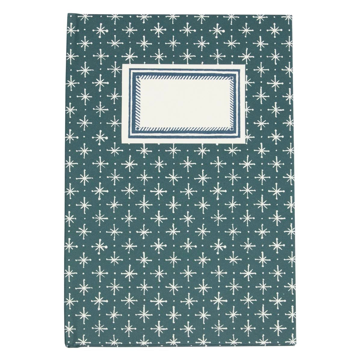 Hardback Notebook Little Stars Petrol Blue (Lined)