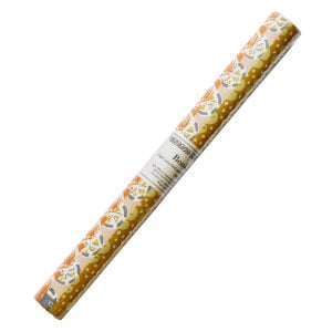 a roll of patterned papers