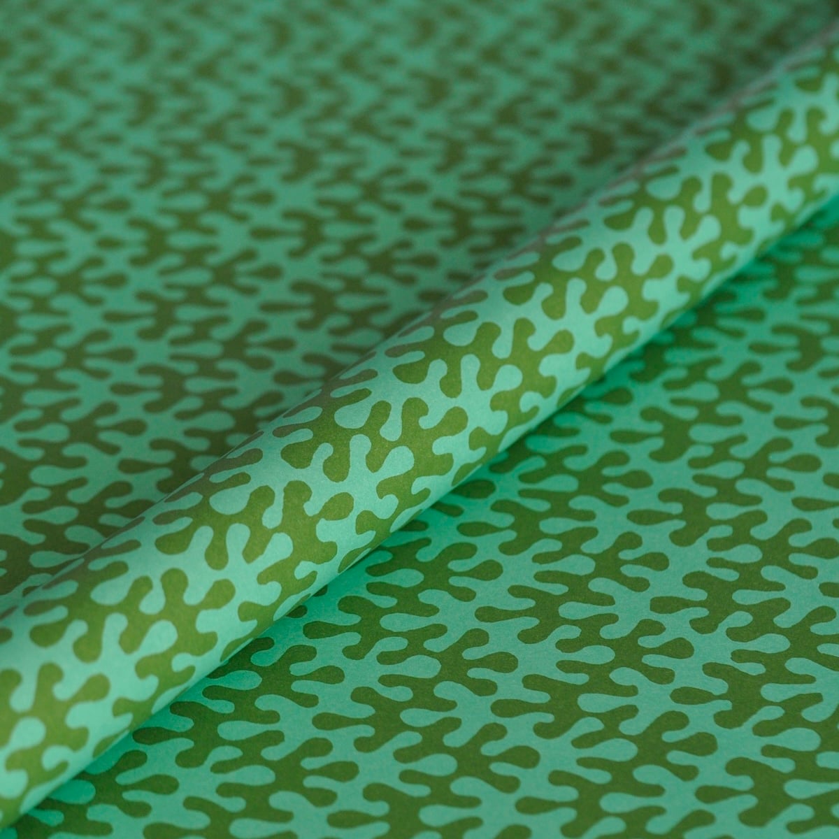 Patterned Paper Kelp Sea Green