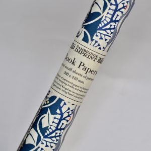 a roll of patterned papers