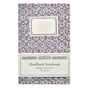 Lined Hardback Notebook Sea Urchin French Lavender by Cambridge Imprint