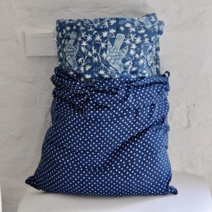 Indigo Quilted Throw