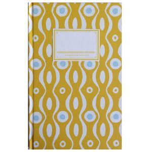 Cambridge Imprint Hardback Notebook mustard and turquoise